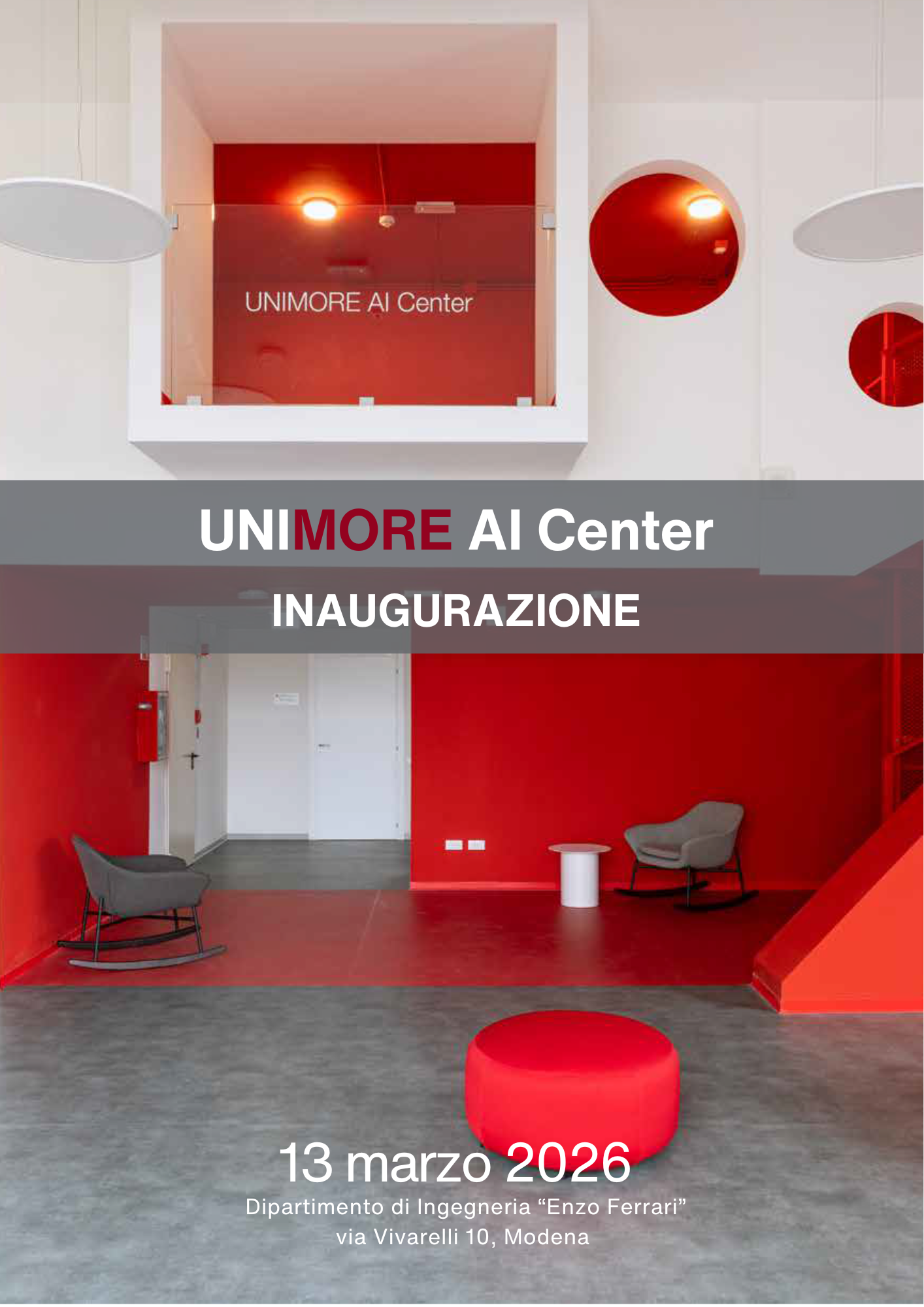 Venerdì 13 marzo: inaugurazione AI Center