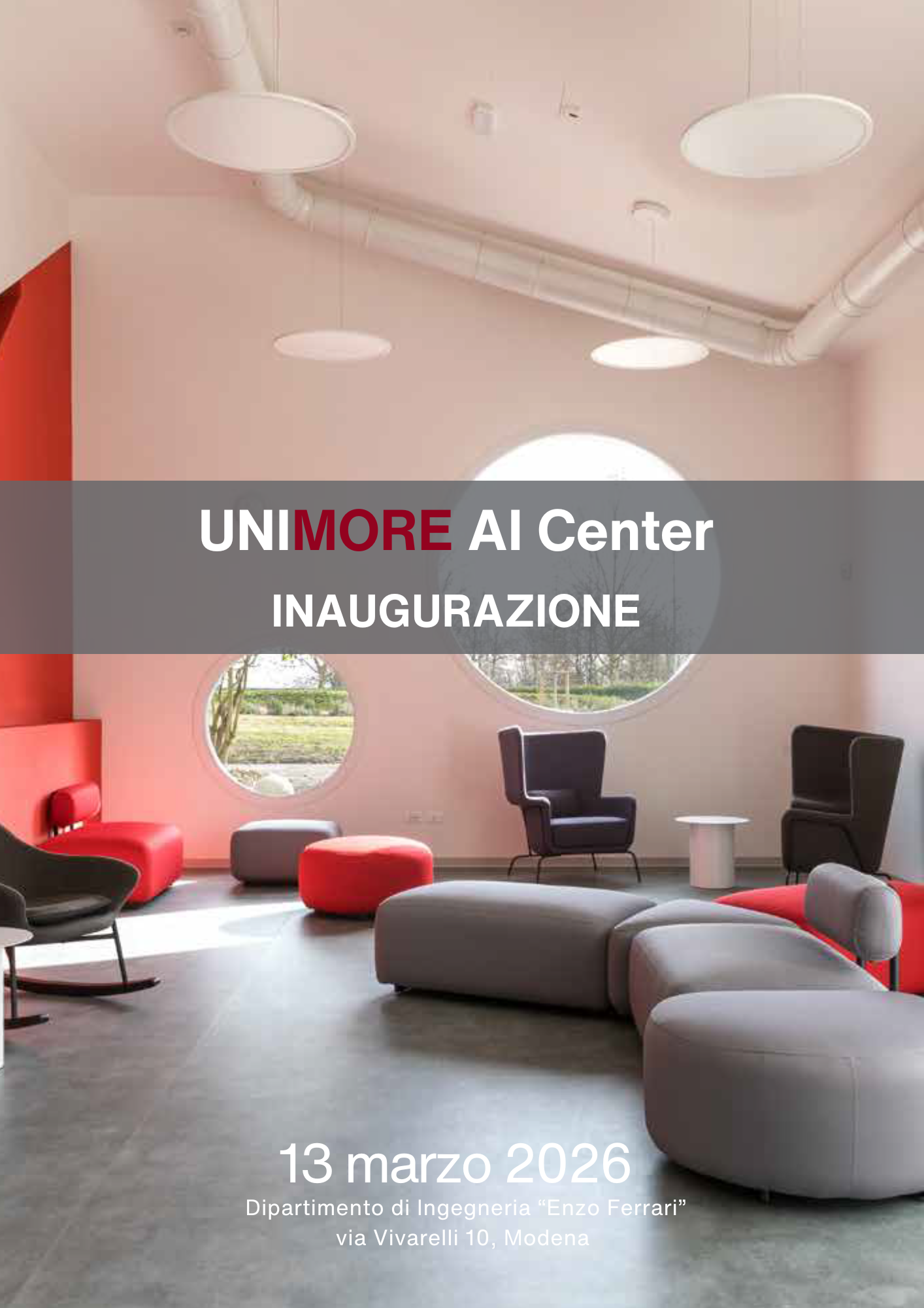 Venerdì 13 marzo: inaugurazione AI Center