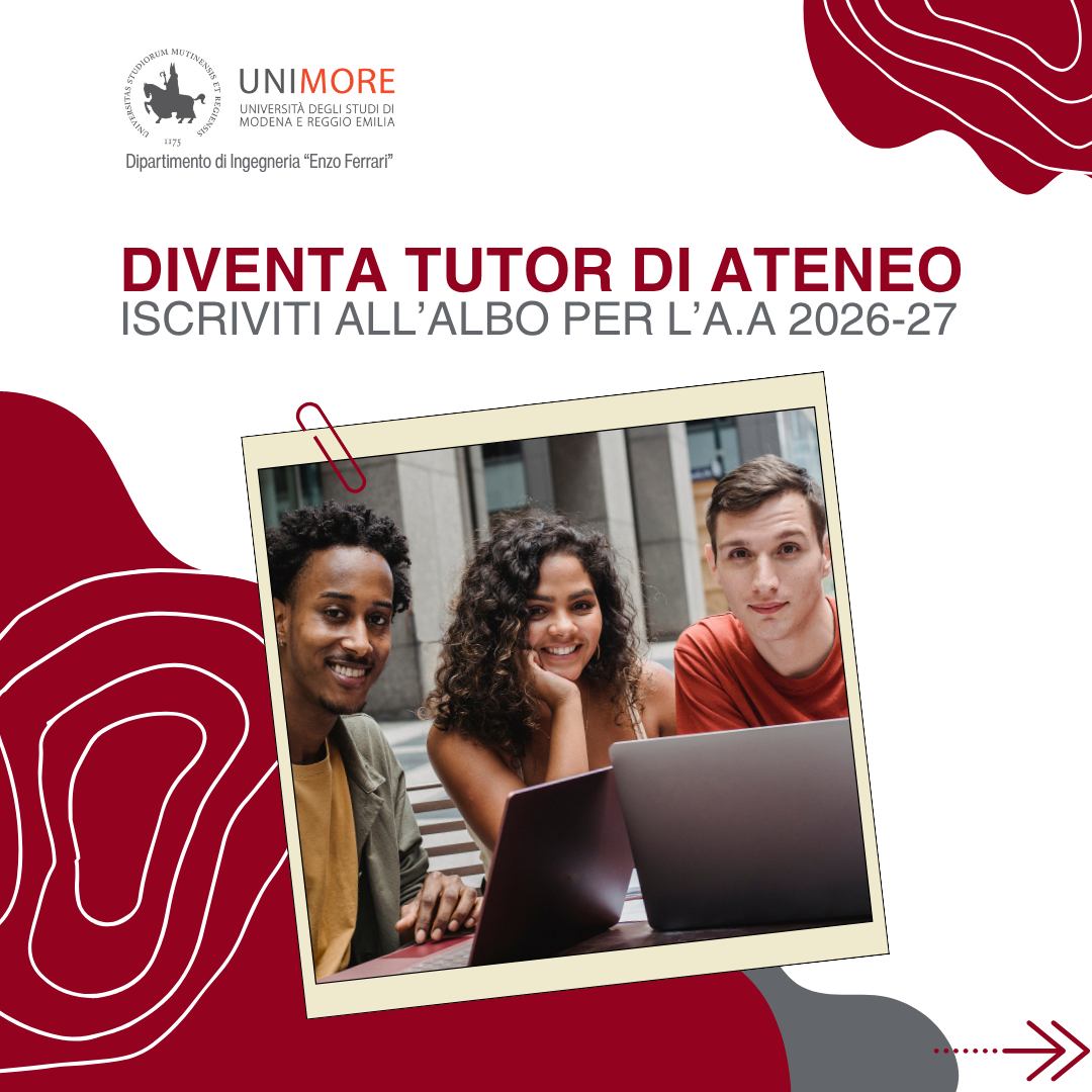Vuoi diventare Tutor di Ateneo per l'a.a. 2026/27?