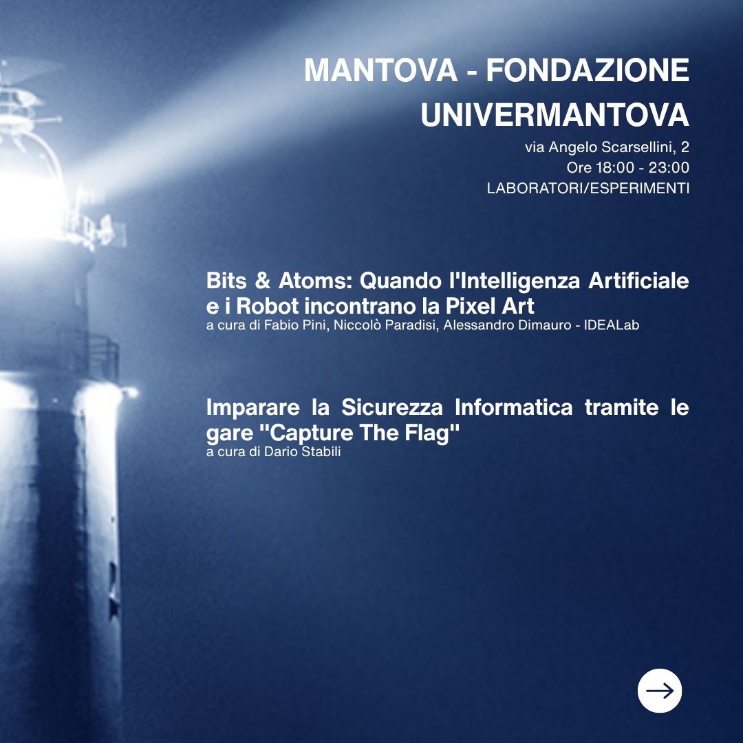 25 Settembre: Notte della Ricerca