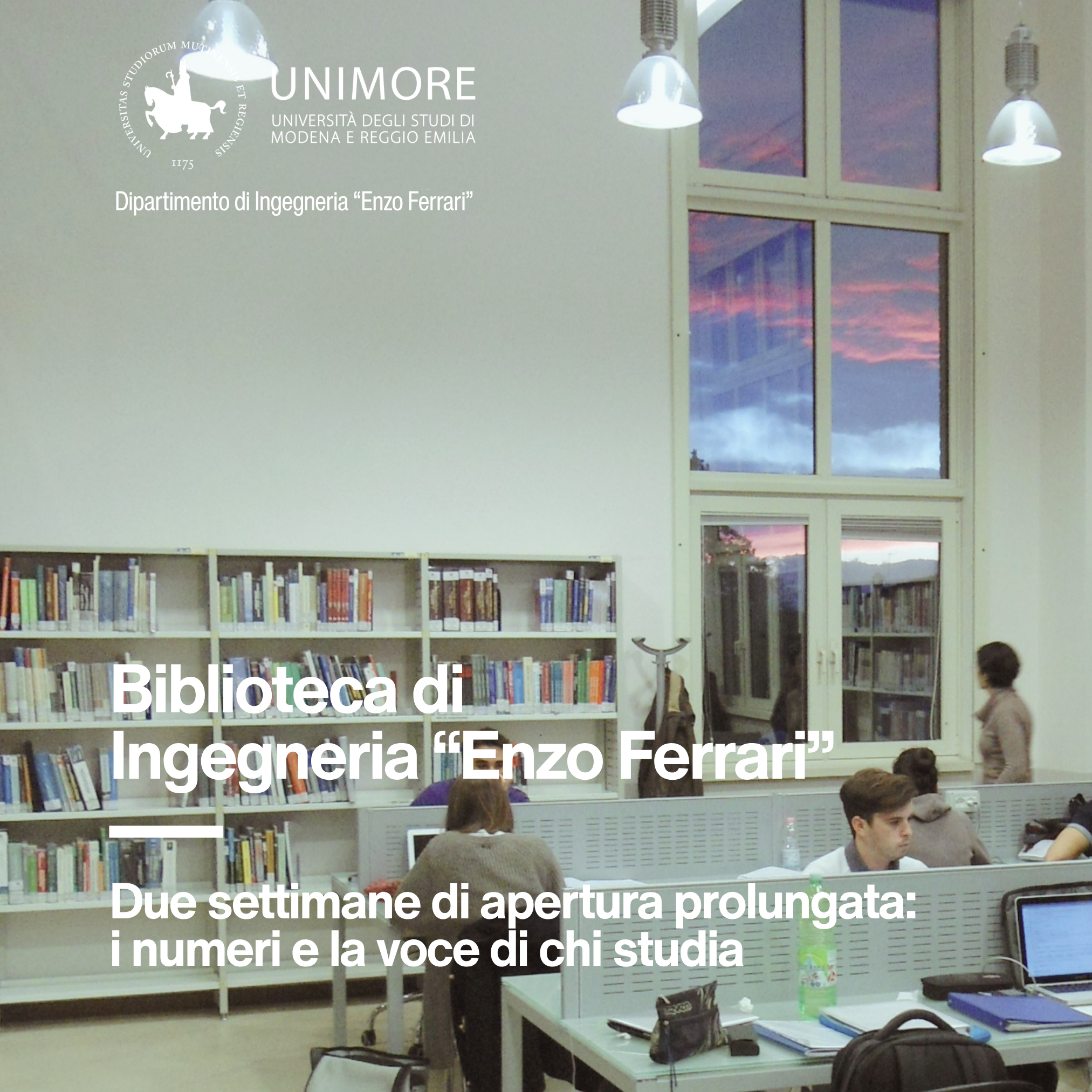 Il sole tramonta, lo studio continua.