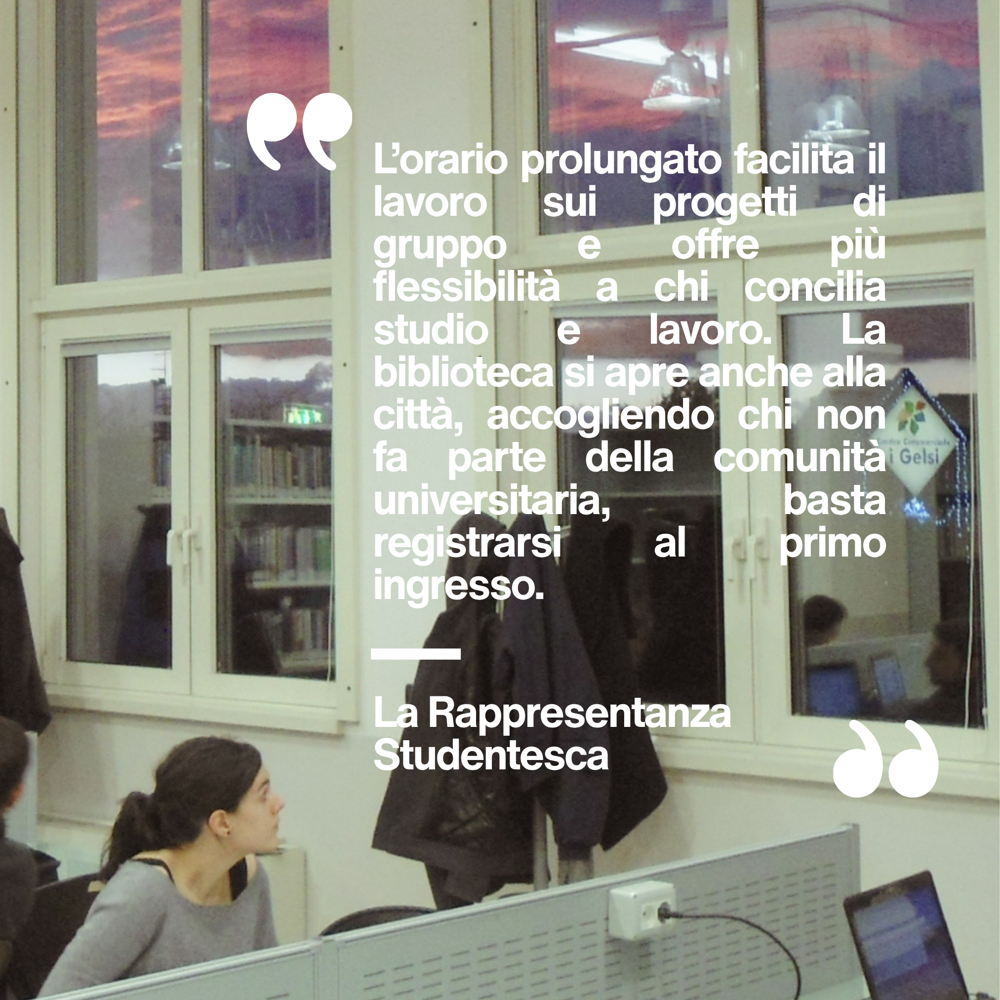Il sole tramonta, lo studio continua.