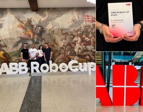 UNIMORE prima università italiana alla ABB RoboCup2025 e vincitore del Premio Buffoli