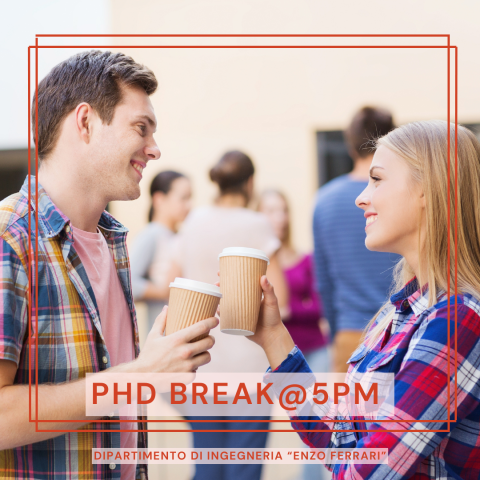 Giovedì 15 gennaio: torna il PhD Break@5PM!