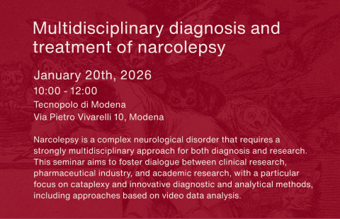 Seminario "Multidisciplinary diagnosis and treatment of narcolepsy"