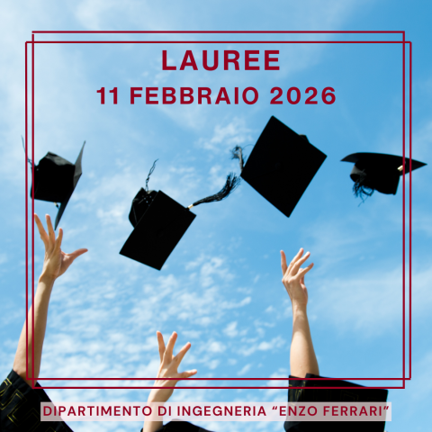 Sessione di laurea Febbraio 2026: 119 nuove ingegnere e ingegneri al DIEF