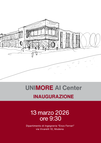 Venerdì 13 marzo: inaugurazione AI Center