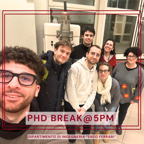 Mercoledì 18 Marzo: PhD Break@5PM