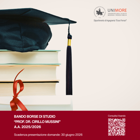 Borse di Studio “Prof. Dr. Cirillo Mussini” – A.A. 2025/2026