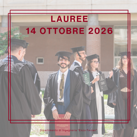 Sessione di laurea di Ottobre 2026: 267 nuove ingegnere e ingegneri al DIEF